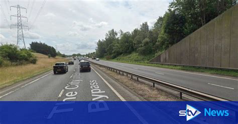 Edinburgh Bypass partially closed following two car .